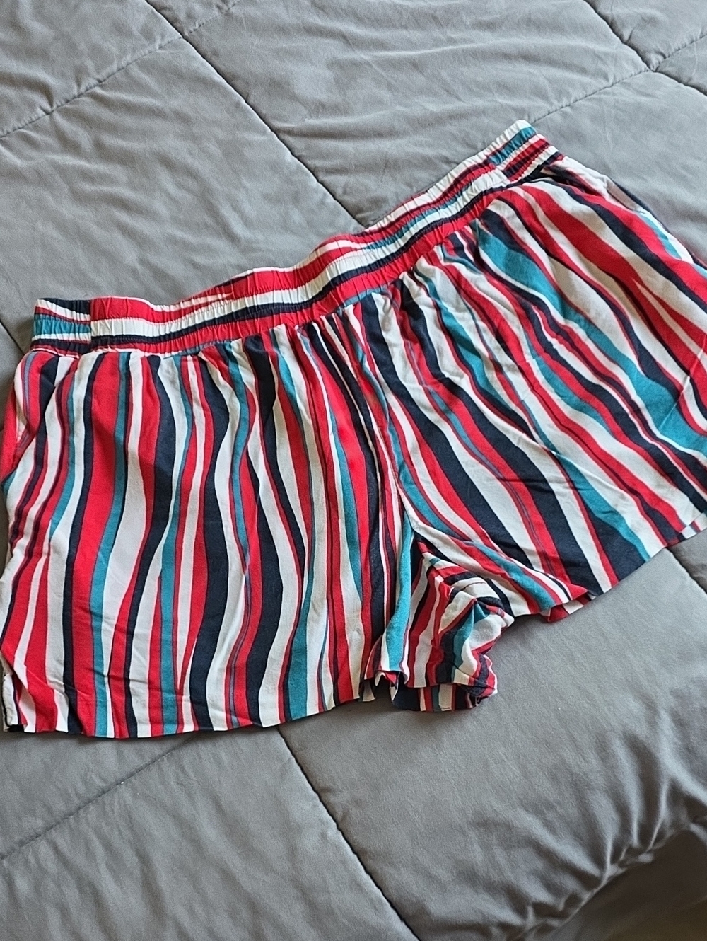 Apt. 9 Striped Shorts - Red, White & Blue